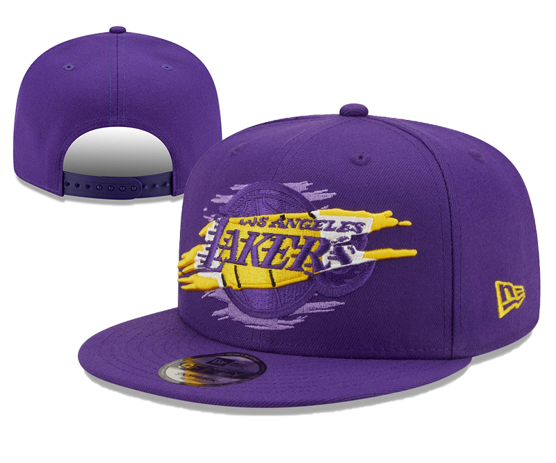 Los Angeles Lakers Stitched Snapback Hats 004